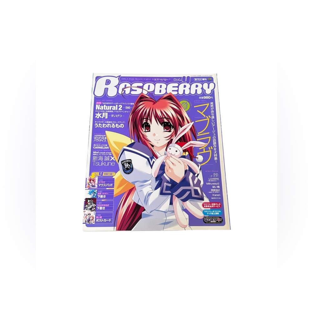 Retro Japanese Anime Gaming Magazine Raspberry Vol 4 2002 Muv-Luv Bishoujo Y2K